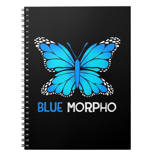 Blue Morpho Butterfly Notebook (Front)