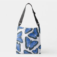 Blue morpho butterfly pattern design
