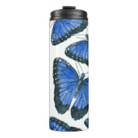 Blue morpho butterfly pattern design