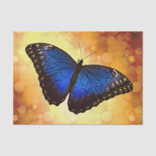 Blue Morpho Butterfly Tissue Paper