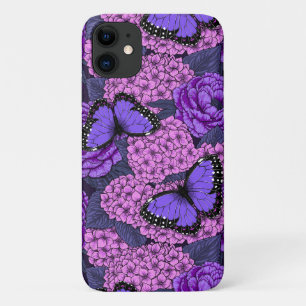 Blue morpho garden 2 iPhone 11 case