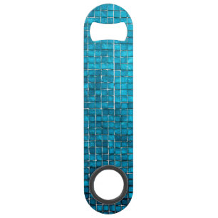 Blue mosaic pattern