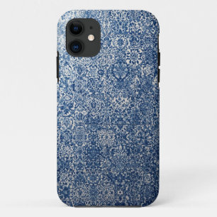 Blue Mosaic Pattern Mobile Case
