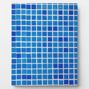 Blue Mosaic Tile Plaque