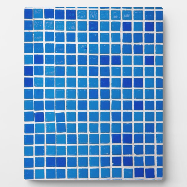 Blue Mosaic Tile Plaque (Front)