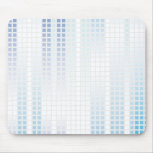 Blue Mosaic Tiles Mouse Pad