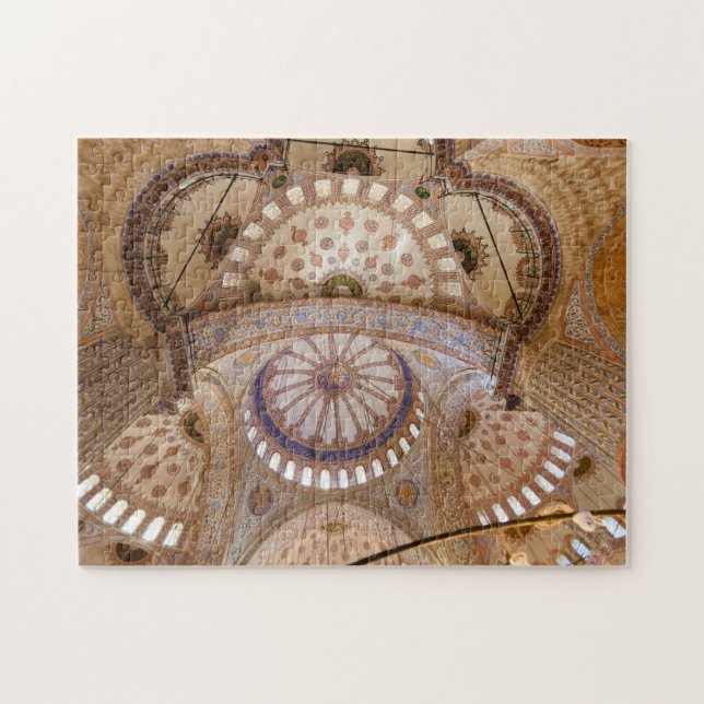Blue Mosque Ceiling Detail Jigsaw Puzzle (Horizontal)