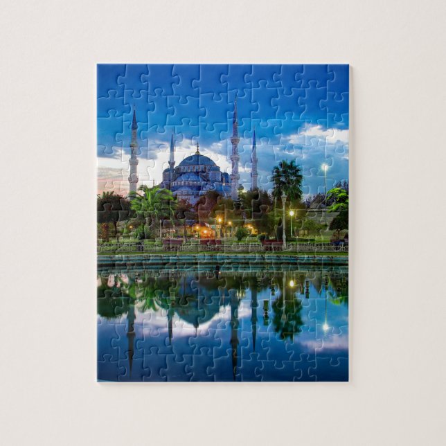 Blue Mosque in Istanbul Jigsaw Puzzle (Vertical)