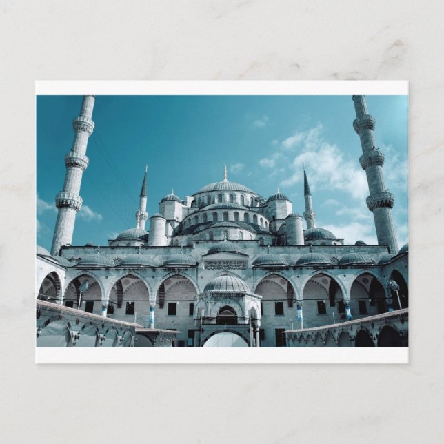 Blue Mosque in Istanbul Postcard (Front)