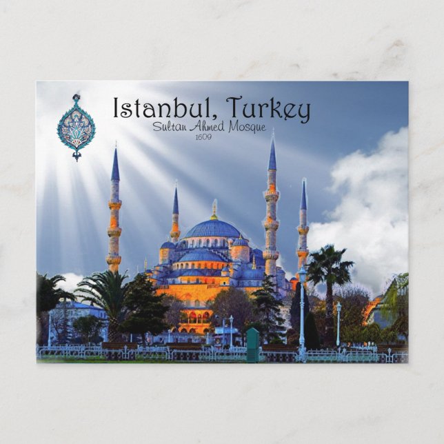 Blue Mosque- Istanbul Postcard (Front)