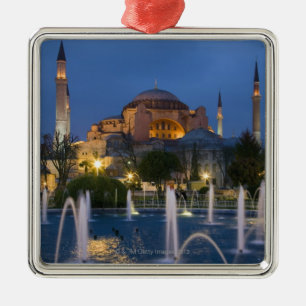 Blue mosque, Istanbul, Turkey Metal Tree Decoration