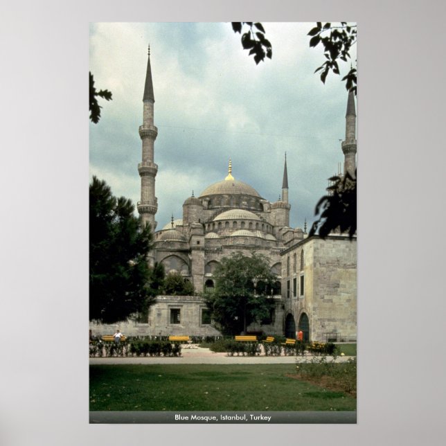 Blue Mosque, Istanbul, Turkey Poster (Front)