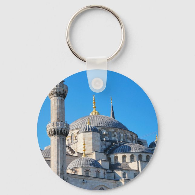 Blue Mosque Keychain (Front)