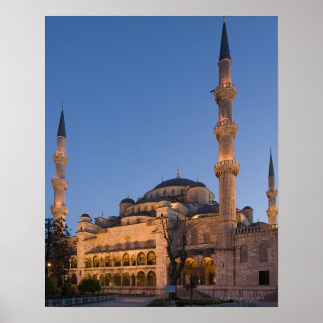Blue Mosque, Sultanhamet Area, Istanbul, Turkey 2 Poster (Front)