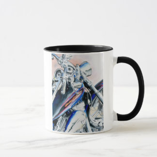 Blue Motorcycle Mug