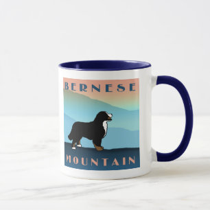 Blue Mountain Bernese Dog Mug