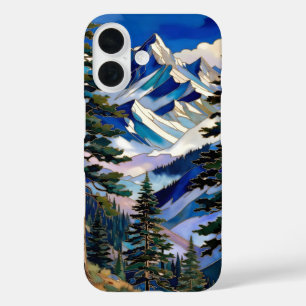 Blue Mountain iPhone Case Scenic Landscape Nature 