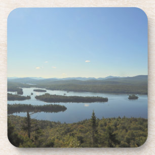 Blue Mountain Lake Cork Coaster