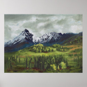 Blue Mountain of the Far North: Print