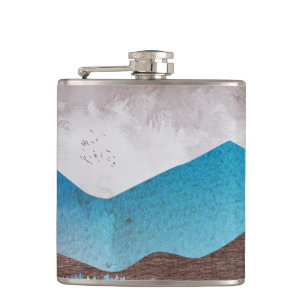 Blue Mountain Peaks Hip Flask