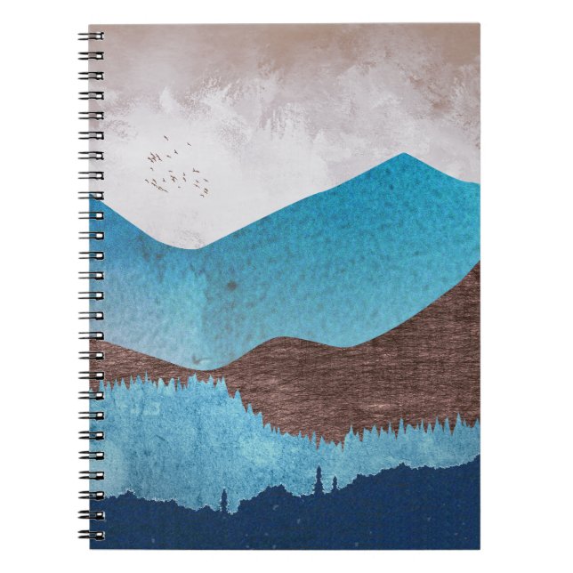 Blue Mountain Peaks Notebook (Front)