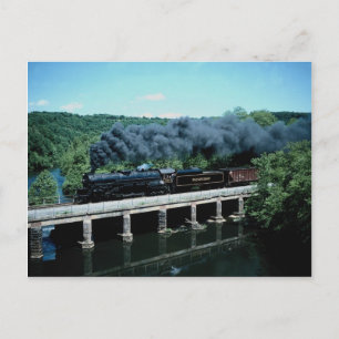 Blue Mountain & Reading 4-8-4 #2102 Auburn Pennsyl Postcard