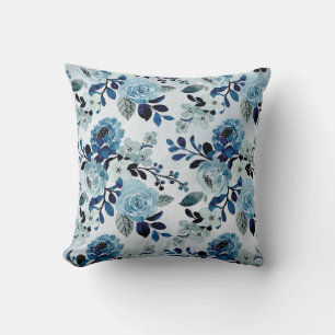 Blue Mountain Roses Cushion