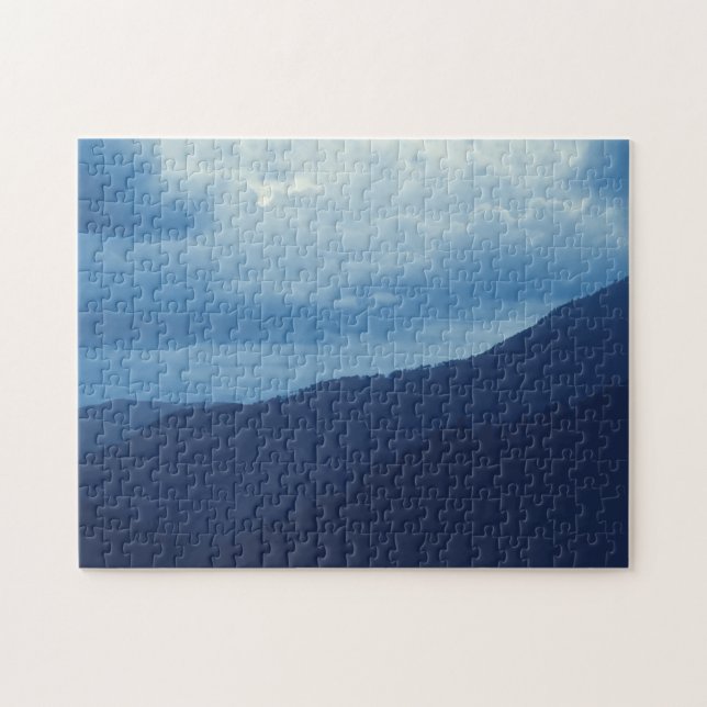 Blue Mountain Storm  -  11 x 14 Jigsaw Puzzle (Horizontal)