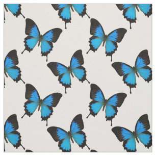 Blue Mountain Swallowtail Butterfly Fabric