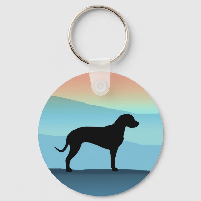 Blue Mountains Catahoula Key Ring (Front)