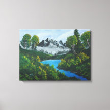 Blue Mountains Forest Lake Landscape