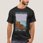 Blue Mountains National Park Australia Distressed T-Shirt<br><div class="desc">Blue Mountains vector artwork design. The park is known for the Echo Point lookout,  near the town of Katoomba,  which has panoramic views of Jamison Valley and the Three Sisters,  a towering sandstone formation and sacred Aboriginal site.</div>