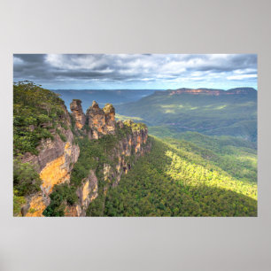 Blue mountains national park, Australia Poster