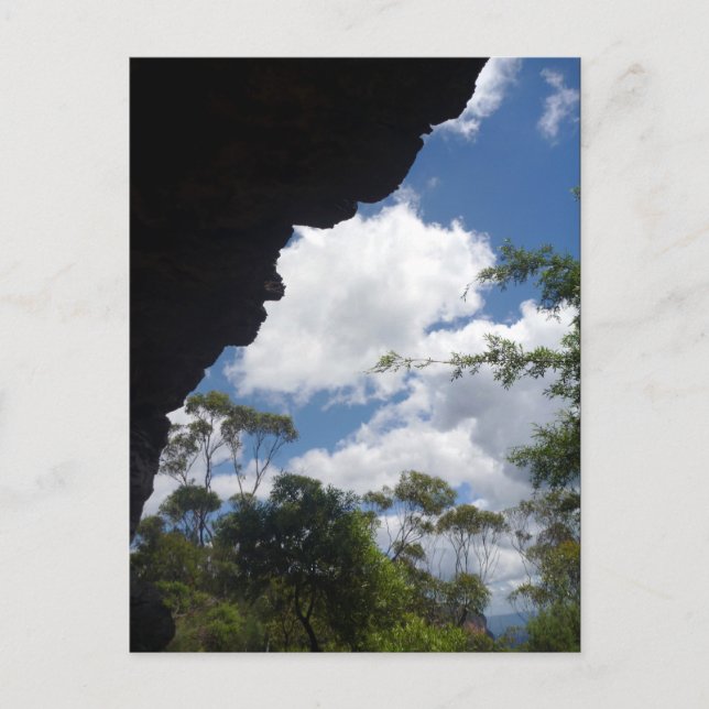 blue mountains overhang postcard (Front)