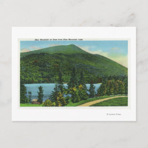 Blue Mt Lake View of the Mountain Postcard