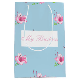 Blue mug with pink Lilly's  Medium Gift Bag
