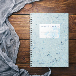 Blue Mulberry Paper Composition Notebook Elegant