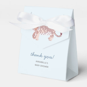 Blue Mum Tiger & Cub Baby Shower Gift Box