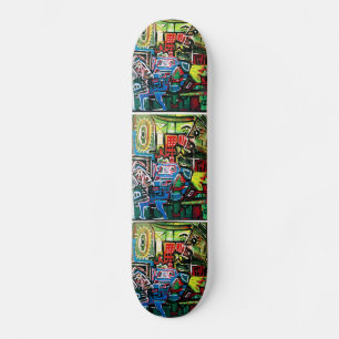 BLUE MUSCLE SKATEBOARD