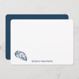 Blue mussel sea coastal ocean all occasion blank card