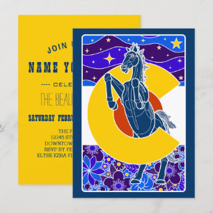 blue mustang of colorado invitation
