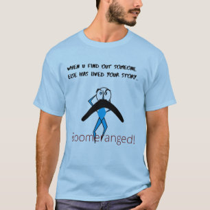 Blue  'My Story'  Basic  Boomeranged T-Shirt