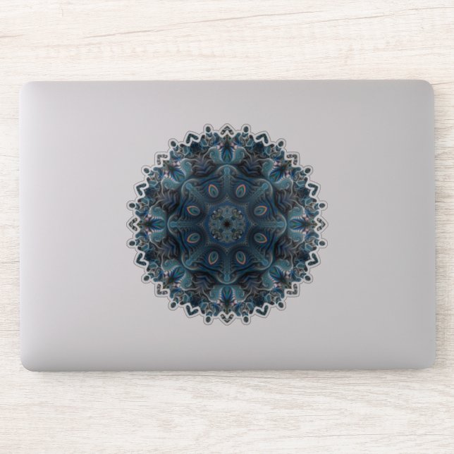 Blue Mysterious Space Mandala (Computer)