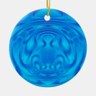 Blue Mystery Ceramic Ornament