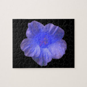 Blue Nasturtium Flower Puzzle