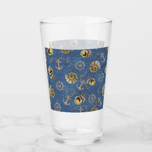 blue nautical glass