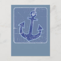 blue nautical sailor anchor
