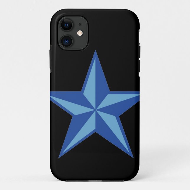 Blue Nautical Star iPhone 5 Case (Back)
