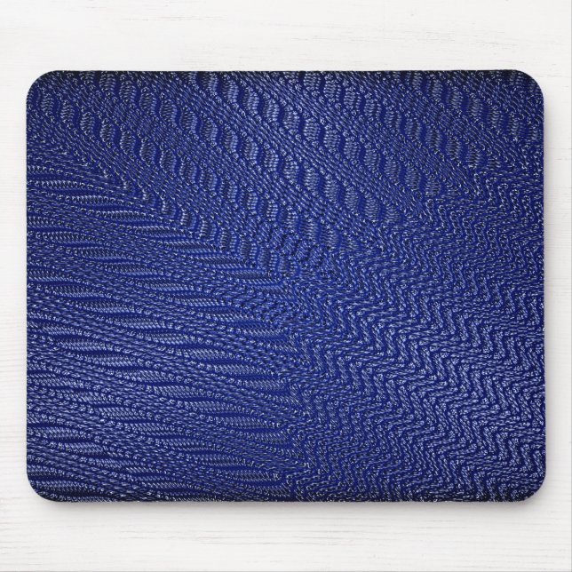 Blue Navy Decorative Mouse Pad (Front)