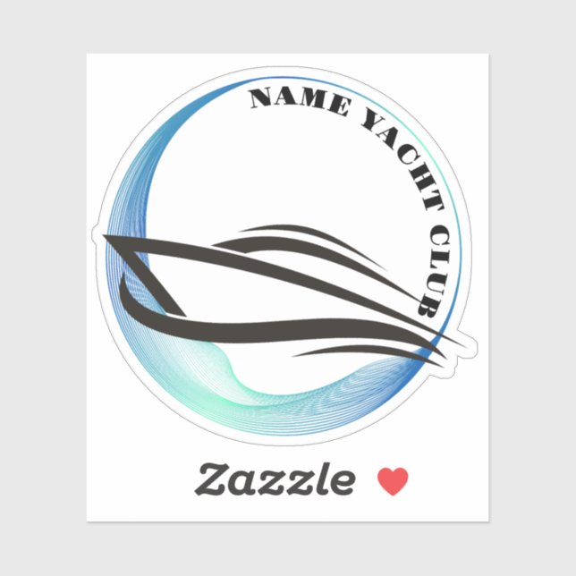 Blue navy Nautical Anchor yacht club boat marina (Sheet)